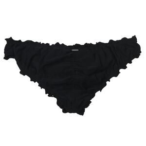Hollister California Black Brazilian Scrunched Swim Suit Bikini Bottoms